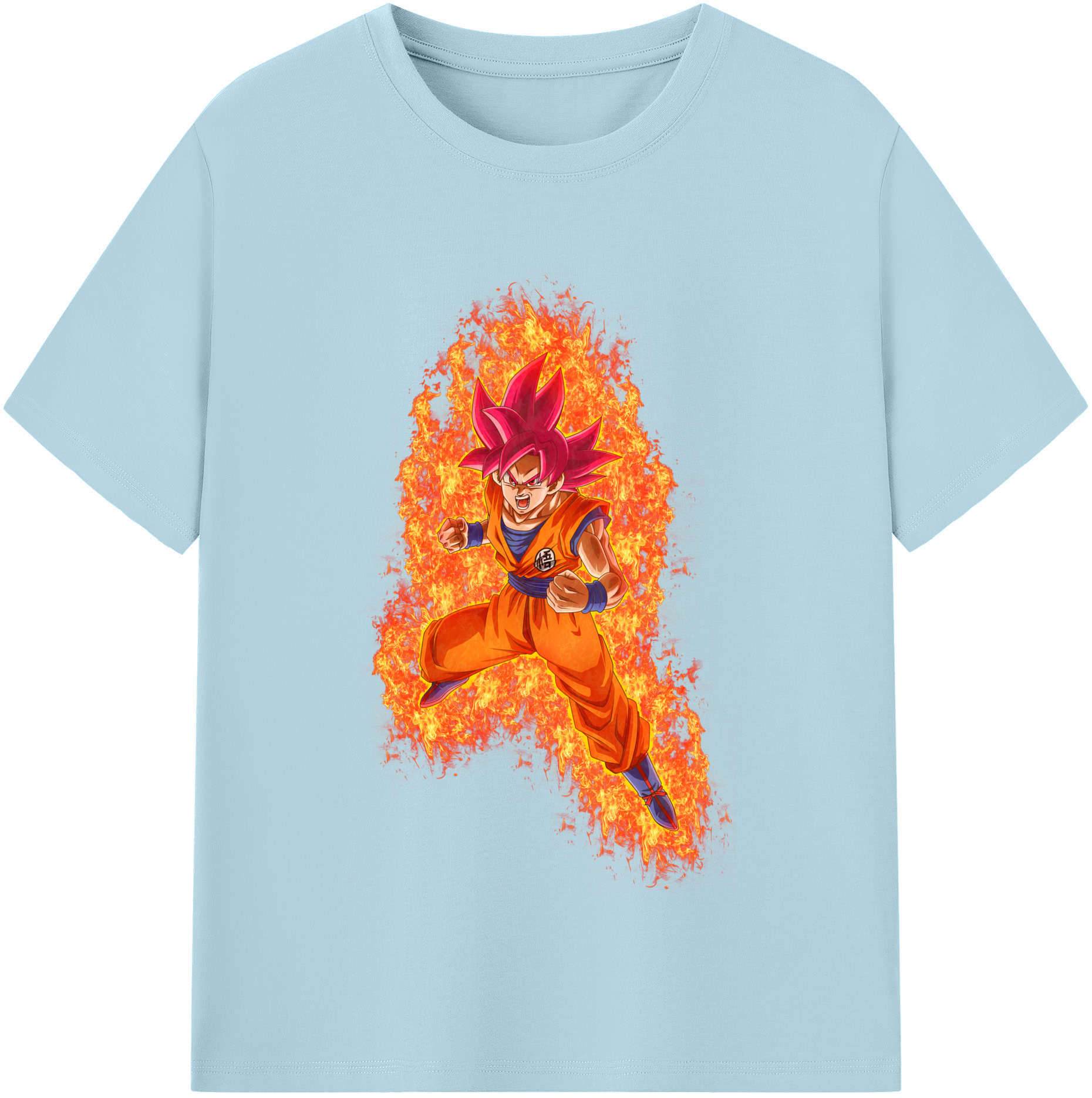 （画像用） ドラゴンボール 孫悟空（そん ごくう）Son Goku カカロット DRAGON BALL Kakarotto 綿100％半袖Tシャツ（フロントプリント）